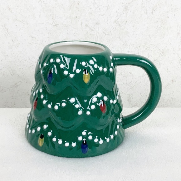 Winter Wonder Lane 3D Christmas Tree Mug 12 Oz Holiday - Picture 2 of 7